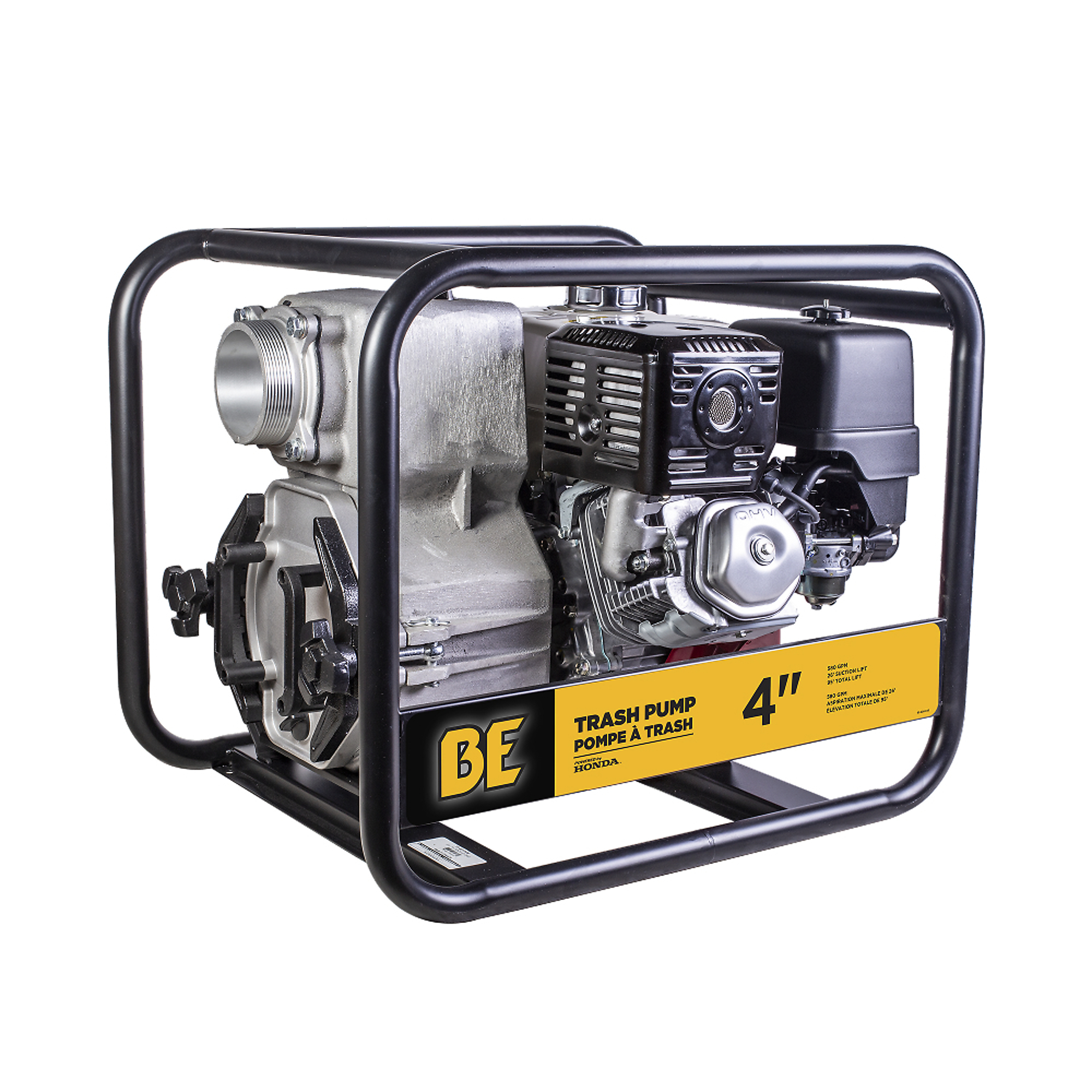4" Trash Transfer Pump with Honda GX390 Engine